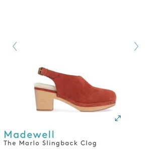 NEW Madewell Women’s Slingback Clog